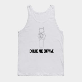 Endure and Survive (Black) Tank Top